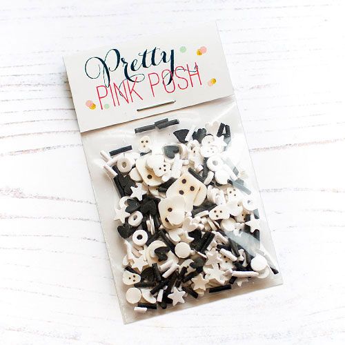 Mélange de confettis en argile Ghostly Friends