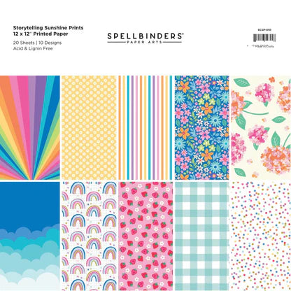 Storytelling Sunshine Prints from the Storytellbing by Spellbinders Collection