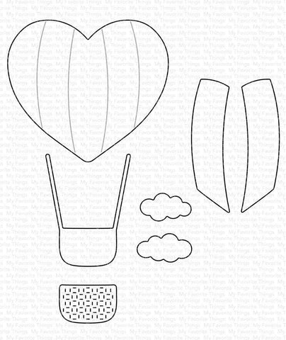 Die-namics Ballon à air en forme de cœur 